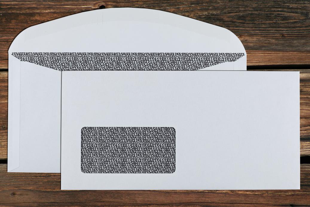 Kuvertierhüllen mit Fenster C6/5 114x229 mm Nassklebend Weiß 80 g/qm